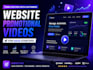 create saas video and website explainer animation