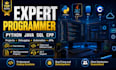 do python programming, java, cpp, and oop coding projects