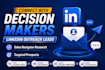 linkedin lead generation with targeted b2b prospect research