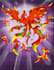 draw mythical creatures card game illustration