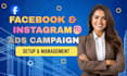manage facebook ads, fb marketing ad campaigns and pixel setup