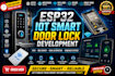 develop esp32 iot smart door lock with rfid, web server and home automation