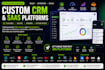 develop custom CRM saas web app using mern and mean stack