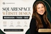 do squarespace website design, redesign squarespace or fix squarespace, SEO