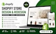 build shopify website redesign shopify for ecommerce product