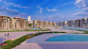residential complex 3d visual, presentation site plan rendering, vr walkthrough