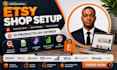 setup etsy shop products listing, bulk csv upload, shopify etsy seo optimization