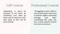 do content writing in english