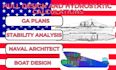 perform hull design and hydrostatic calculations for yachts