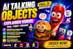 create viral ai 3d animated talking object explainer videos