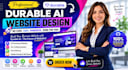 durable ai website design no code business website builder