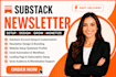 setup substack newsletter design and manage substack publication