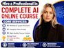 create a professional ai online course curriculum and video scripts