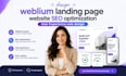 design weblium landing page website SEO optimization user experience web design