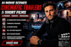 create ai generated movie scenes cinematic trailers