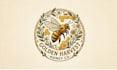 create modern  honey bee logo design