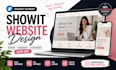 design premium showit website template redesign showit website seo optimization