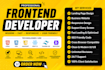 be your front end developer using react,html,css