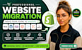 migrate wix, wordpress, woocommerce or magento to shopify store