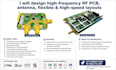 design high frequency rf pcb antenna flexible and high speed layout