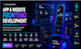 do app website frontend development, app solution, saas website creation, auto