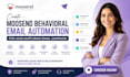 create moosend behavioral email  automation for lead nurturing email campaign
