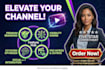 create, setup and optimize youtube channel