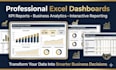 create professional excel dashboards and KPI reports