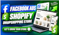 design shopify store, do meta ads, ig ads for your shopify dropshipping store