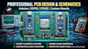 create arduino, esp32, stm32 pcb design and schematics