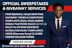 draft your sweepstakes rules giveaway terms and website privacy policy