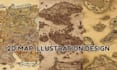 design custom map illustration fantasy rpg map cartography map illustration