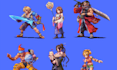 create pixel art illustrations and  animations