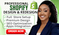 do shopify SEO, redesign and clone shopify store