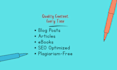 write SEO blog posts, articles, and ebooks for your business