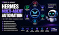 setup fix hermes multi agent n8n automation mcp obsidian second brain jarvis ai
