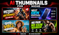 create ai youtube thumbnail design in 24 hours