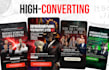 create webinar and expert social media designs