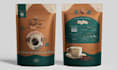 design premium coffee packaging, pouch and label design