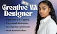 creative virtual assistant personal assistant adhd VA admin support  data entry