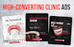 design facebook and instagram ads for dental clinics