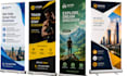 design roll up banner, rectactable banner and pull up banner
