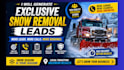 generate premium snow removal leads for local contractors