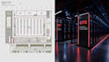 create a cinematic 3d data center visualization
