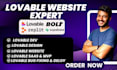 lovable developer lovable web apps vibe coding expert lovable bug fixing replit