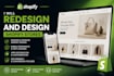 redesign and design shopify stores