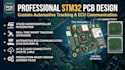 create smart tracking pcb with stm32 automotive ecu communication