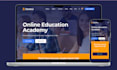 build lms educational website online course website education, elearning website