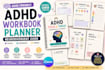 canva adhd workbook planner neurodivergent journal editable
