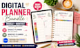 create an editable weekly and monthly planner bundle in canva